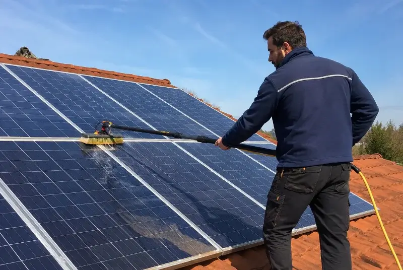 Nettoyage et entretien de panneaux solaires à Mazé-Milon